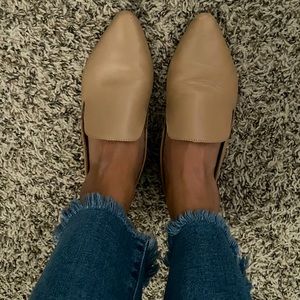 Calvin Klein Nude Flats